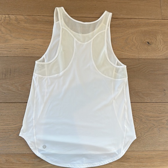 Lululemon white sleeveless tank top 4 - Picture 4 of 5